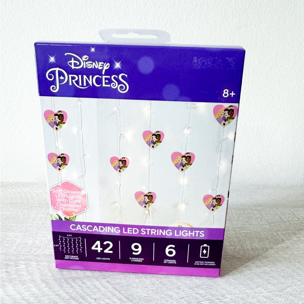 Disney Princess LED String Curtain Lights